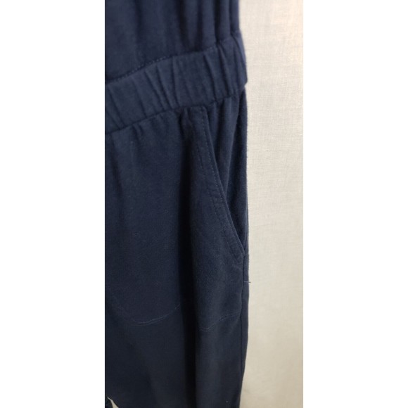 Michael Stars Jumpsuit Navy Blue Off The Shoulder Stretch Plus Size 2X - Picture 4 of 6